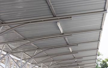 installing West Blackdene metal roofing